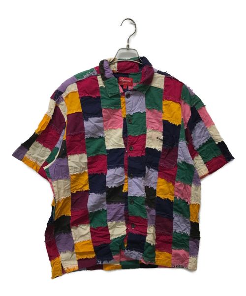 SUPREME（シュプリーム）Supreme (シュプリーム) パッチワークS/Sシャツ マルチカラー サイズ:Lの古着・服飾アイテム