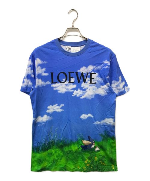 LOEWE（ロエベ）LOEWE (ロエベ) STUDIO GHIBLI (スタジオジブリ) コラボランドスケープTシャツ ブルー サイズ:Sの古着・服飾アイテム