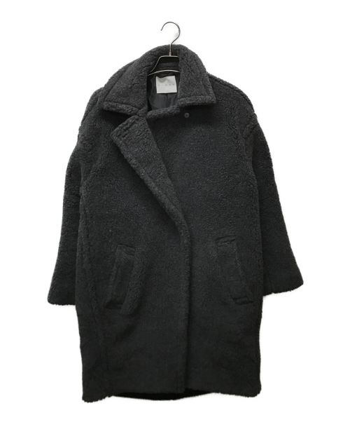 CINOH（チノ）CINOH (チノ) ボアチェスターコート グレー サイズ:38の古着・服飾アイテム