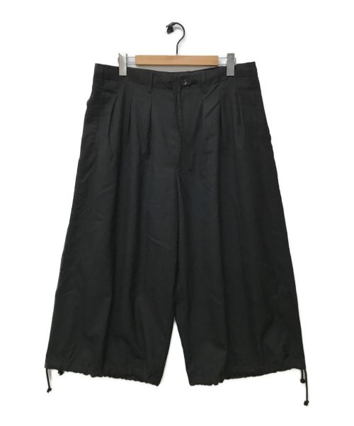 GROUND Y（グラウンドワイ）GROUND Y (グラウンドワイ) GABARDINE BALLOON PANTS ブラック サイズ:3の古着・服飾アイテム