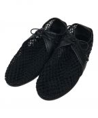 Saint Laurent Parisサンローランパリ）の古着「Timothee Lace Sparkle Shoes」｜ブラック