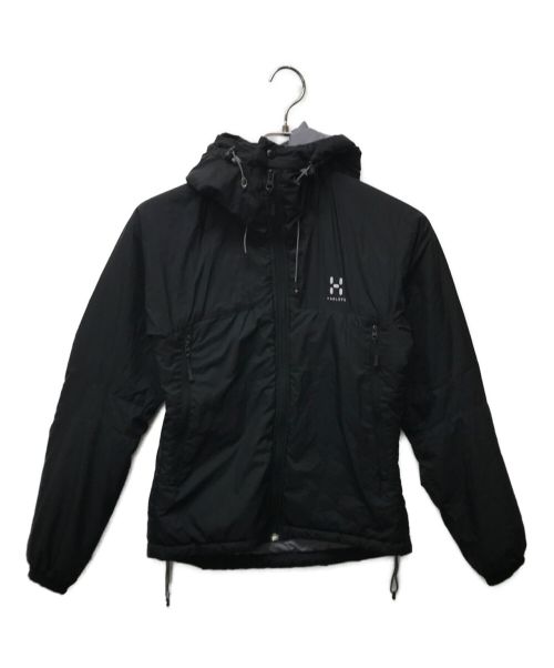 HAGLOFS（ホグロフス）HAGLOFS (ホグロフス) バリアフード中綿ジャケット ブラック サイズ:XSの古着・服飾アイテム
