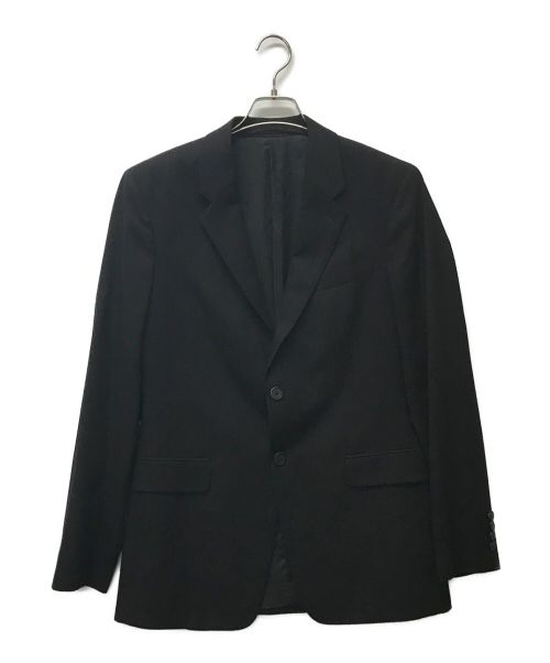 theory（セオリー）theory (セオリー) ウールフランネルテーラードジャケット ブラック サイズ:38の古着・服飾アイテム