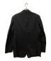 Yohji Yamamoto pour homme (ヨウジヤマモト プールオム) レザートリミングスタッズウールジャケット ブラック サイズ:4：42000円