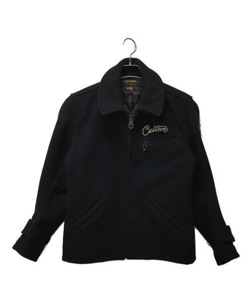 VANSON（バンソン）VANSON (バンソン) メルトンウールジャケット ブラック サイズ:Mの古着・服飾アイテム