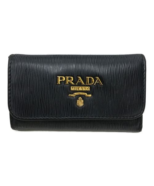 PRADA（プラダ）PRADA (プラダ) 6連キーケース ネイビーの古着・服飾アイテム