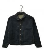 LEVI'S VINTAGE CLOTHINGリーバイス ビンテージ クロージング）の古着「Triple Pleat Blouse Jacket」｜インディゴ