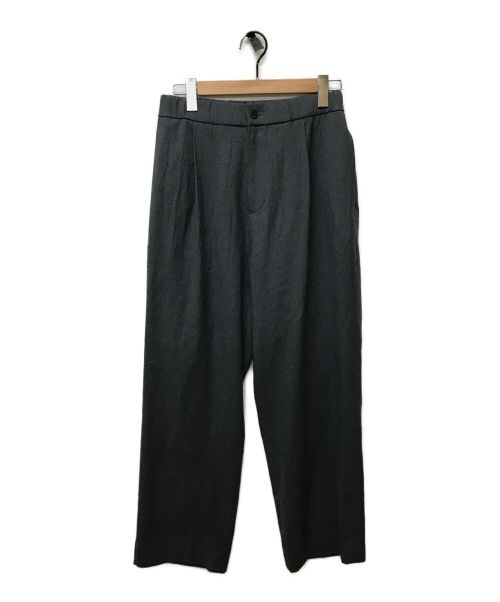 ATON（エイトン）ATON (エイトン) SHRINK FLANNEL パンツ グレー サイズ:02の古着・服飾アイテム