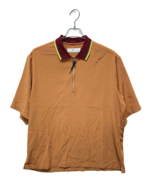 TOGA VIRILIS（トーガ ビリリース）TOGA VIRILIS (トーガ ビリリース) Satin zip pullover top ブラウン サイズ:44の古着・服飾アイテム