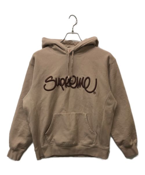 SUPREME（シュプリーム）Supreme (シュプリーム) Raised Handstyle Hooded Sweatshirt ブラウン サイズ:Sの古着・服飾アイテム