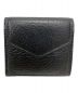 Maison Margiela 10 (メゾンマルジェラ) 4ステッチカーフ3つ折り財布 ブラック：29800円