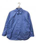 COMME des GARCONS HOMMEコムデギャルソン オム）の古着「レギュラーカラーシャツ」｜ブルー