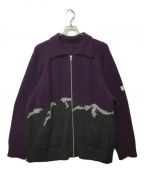 elephant TRIBAL fabricsエレファントトライバルファブリックス）の古着「William Cowichan sweater」｜パープル