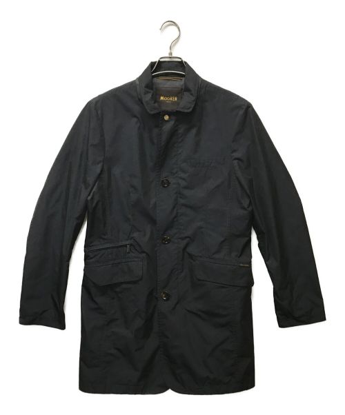 MOORER（ムーレー）MOORER (ムーレー) ナイロンステンカラーコート ネイビー サイズ:46の古着・服飾アイテム