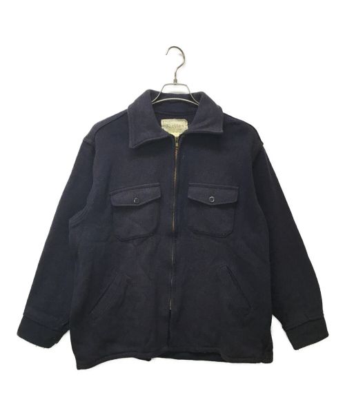MELTON（メルトン）MELTON (メルトン) ジップジャケット ネイビー サイズ:表記なしの古着・服飾アイテム