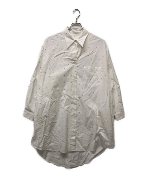 MM6 Maison Margiela（エムエムシックス メゾンマルジェラ）MM6 Maison Margiela (エムエムシックス メゾンマルジェラ) 6 Shirt Dress ホワイト サイズ:Sの古着・服飾アイテム