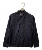 Engineered Garmentsエンジニアド ガーメンツ）の古着「スタンドカラーシャツジャケット」｜ネイビー
