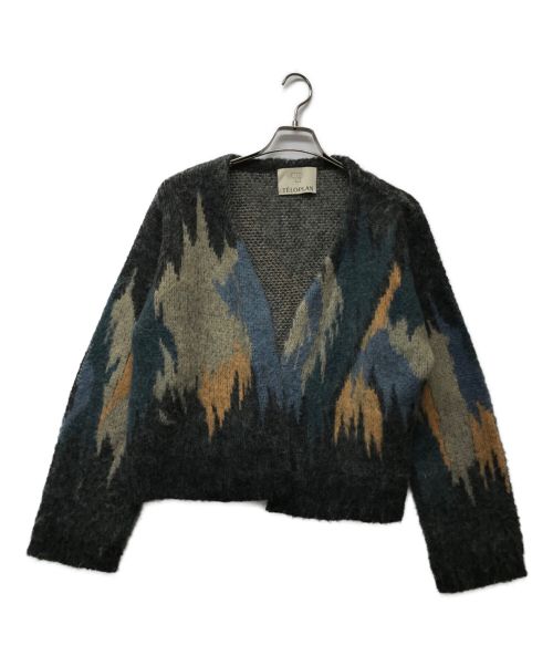 TELOPLAN（テーロプラン）TELOPLAN (テーロプラン) Haru knit Cardigan グレー サイズ:FREEの古着・服飾アイテム