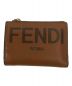 FENDI（フェンディ）の古着「ロゴ2つ折り財布」｜ブラウン