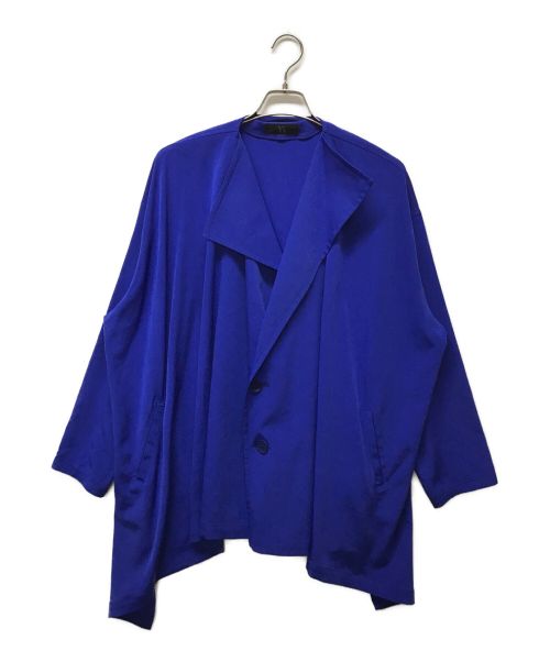 Y's（ワイズ）Y's (ワイズ) トリアセドレープジャケット ブルー サイズ:Sの古着・服飾アイテム