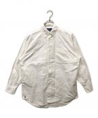 RALPH LAURENラルフローレン）の古着「裾ポニー刺繍オーバーサイズボタンダウンシャツ」｜ホワイト