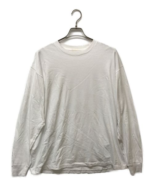 COMOLI（コモリ）COMOLI (コモリ) 空紡天竺 長袖Tシャツ ホワイト サイズ:4の古着・服飾アイテム