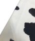 中古・古着 DRIES VAN NOTEN (ドリスヴァンノッテン) ペイントデザインスカート ホワイト×ブラック サイズ:36：17000円