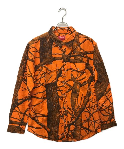 SUPREME（シュプリーム）SUPREME (シュプリーム) リアルツリー長袖シャツ オレンジ サイズ:XLの古着・服飾アイテム