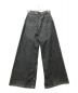 JOHN LAWRENCE SULLIVAN (ジョンローレンスサリバン) Washed denim super wide pants ブラック サイズ:44：32000円