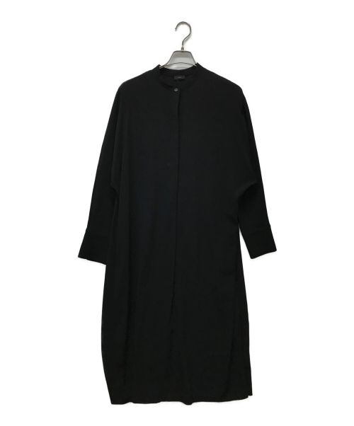 JOSEPH（ジョゼフ）JOSEPH (ジョゼフ) 【洗える】サテンジョーゼット ドレス ブラック サイズ:Lの古着・服飾アイテム