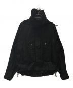 BURBERRY LONDONバーバリー ロンドン）の古着「Packaway Hood Funnel-neck Jacket」｜ブラック