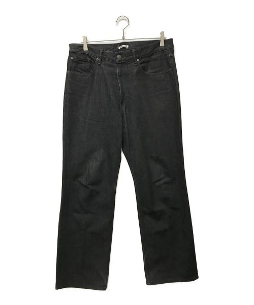 AURALEE（オーラリー）AURALEE (オーラリー) ハードツイストデニム5Pパンツ ブラック サイズ:W34の古着・服飾アイテム