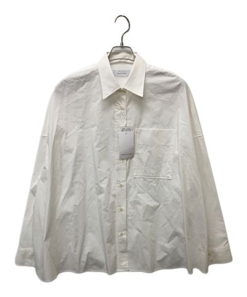 Adam et Rope（アダムエロペ）Adam et Rope (アダムエロペ) バックコクーンオーバーシャツ ホワイト サイズ:Free 未使用品の古着・服飾アイテム