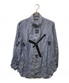 Yohji Yamamoto pour hommeヨウジヤマモト プールオム）の古着「14ss時計シャツ」｜スカイブルー