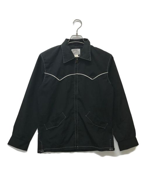 H BAR C（エイチバーシー）H BAR C (エイチバーシー) ヴィンテージスタージップウエスタンジャケット ブラック サイズ:Mの古着・服飾アイテム