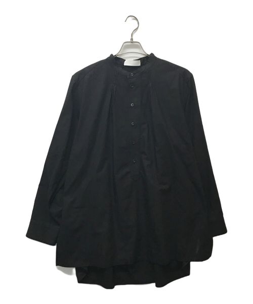 IRENISA（イレニサ）IRENISA (イレニサ) プルオーバーギャザーシャツ ブラック サイズ:2の古着・服飾アイテム