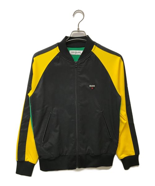 RUDE GALLERY（ルードギャラリー）RUDE GALLERY (ルードギャラリー) ブラジルカラートラックジャケット イエロー×ブラック サイズ:SIZE 2の古着・服飾アイテム