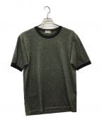 BED J.W. FORDベッドフォード）の古着「Trim Knitting T-Shirts-Mix」｜ブラック