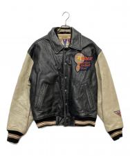 AVIREX (アヴィレックス) フットボールスタジアムジャケット ブラウン サイズ:M