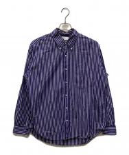 Graphpaper (グラフペーパー) THOMAS MASON (トーマスメイソン) ボタンダウンシャツ ネイビー サイズ:SIZE 1