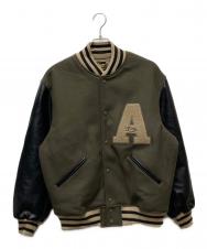 AT-DIRTY (アットダーティ) ATD- AWARD JACKET/NO-078 オリーブ サイズ:Ｌ 未使用品