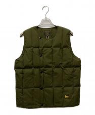 AT-DIRTY (アットダーティ) ATD-ARMOR DOWN VEST オリーブ サイズ:Ｍ 未使用品