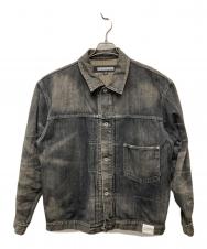 NEIGHBORHOOD (ネイバーフッド) SAVAGE DENIM TYPE-1 JACKET/232XBNH-JKM01 グレー サイズ:XL
