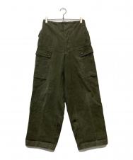 DUTCH ARMY (オランダ軍) 50's ダブルフェイスカーゴパンツ カーキ サイズ:78×80
