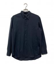 OVERCOAT (オーバーコート) DROPPED SHOULDER TOP WITH SHIRT COLLAR IN WOOL SHIRTING/S23T01-NKWS グレー サイズ:1