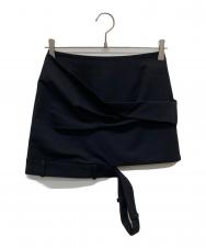 JOSE MOON (ジョゼムーン) LOW WEST CUTTING MINI SKIRT ブラック サイズ:36