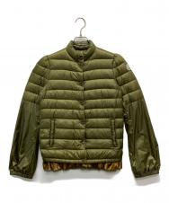 MONCLER (モンクレール) sacai (サカイ) SAKI フリルダウンジャケット オリーブ