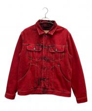 DIESEL (ディーゼル) Denim Jackets CL-D-RILEY レッド サイズ:L