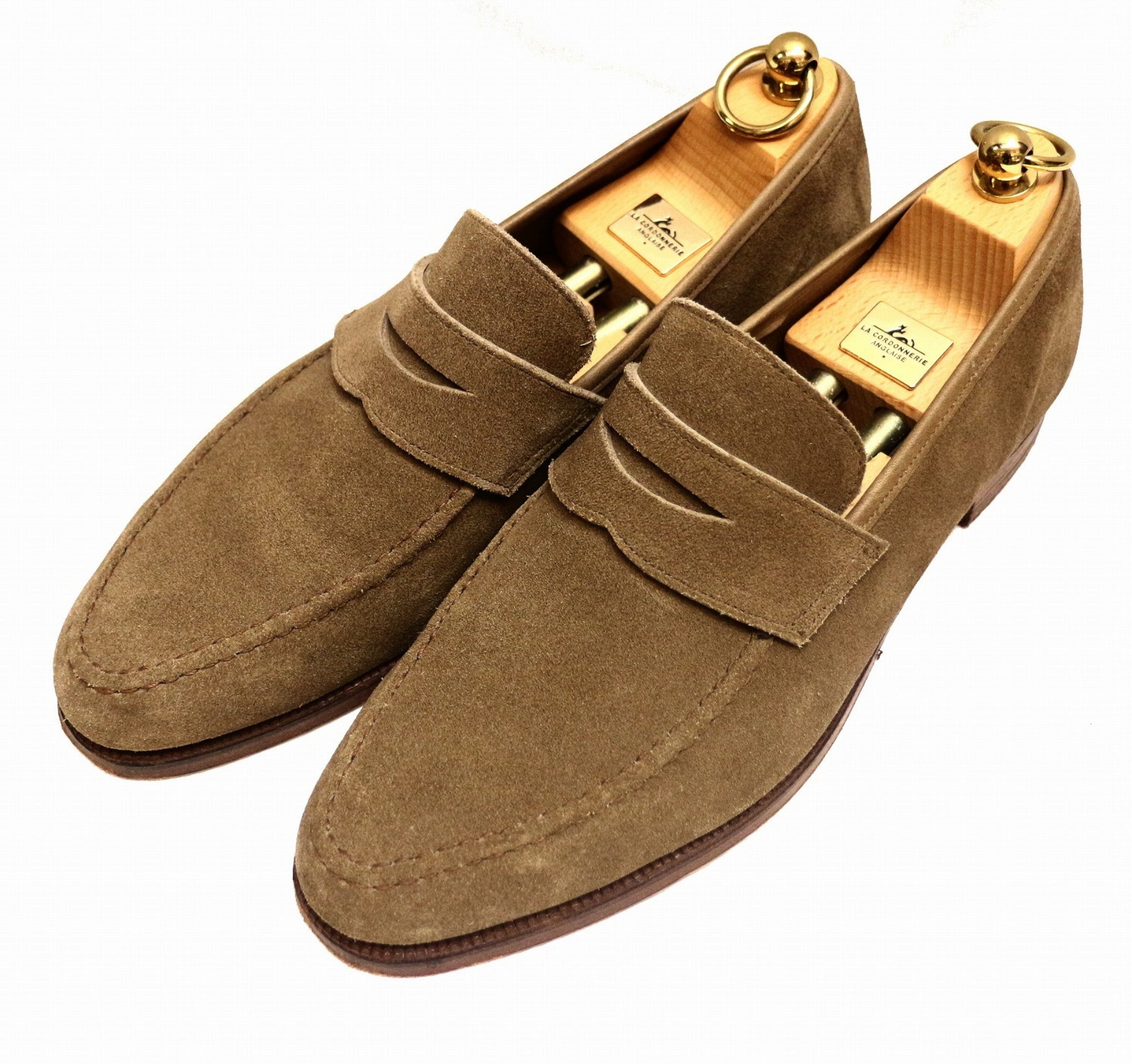 中古 古着通販 Crockett Jones クロケット ジョーンズ 別注 Camdenローファー ベージュ サイズ 表記サイズ 7e 参考価格74 800円 Beams F 別箱付 ブランド 古着通販 トレファク公式 Trefac Fashion