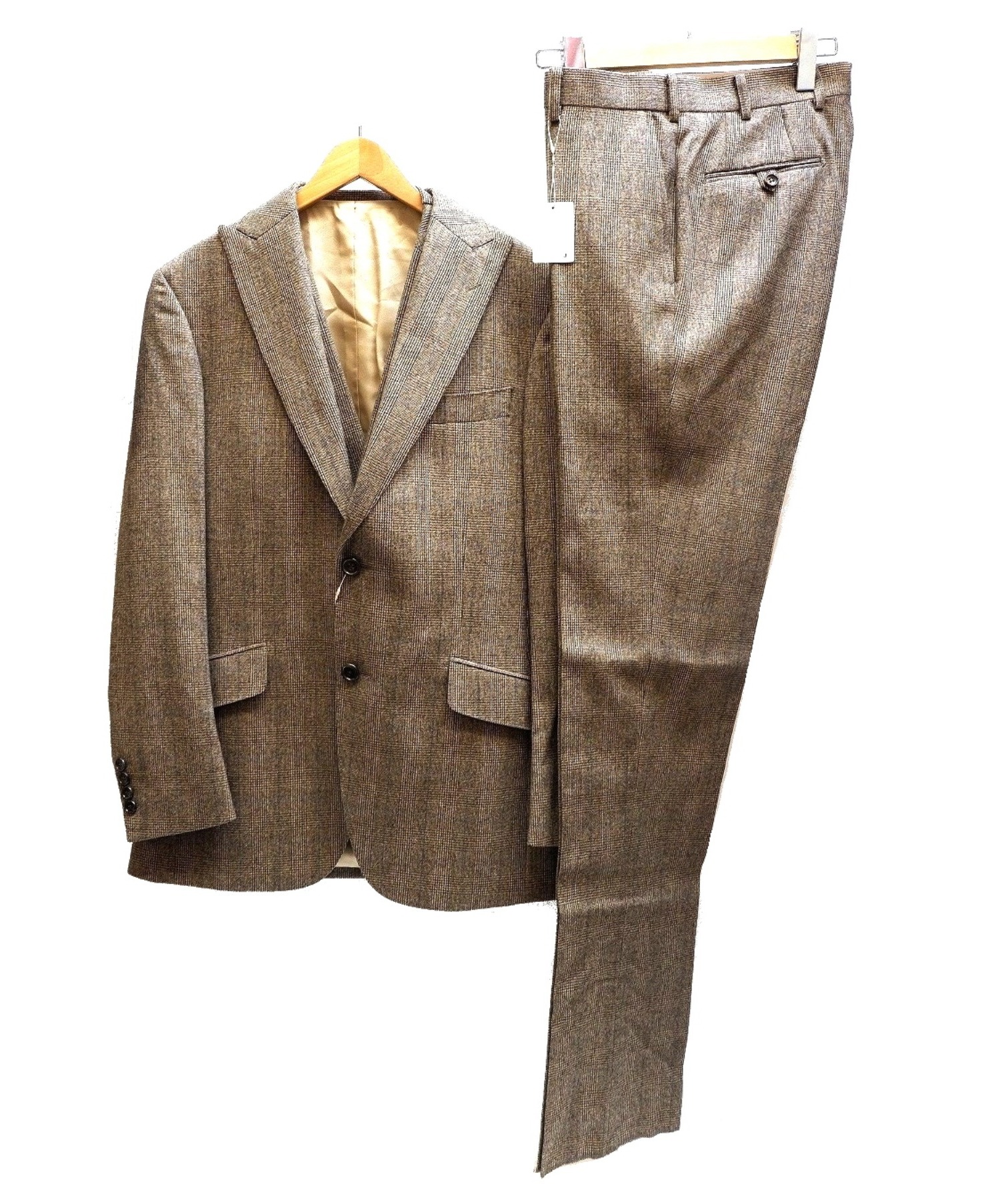 中古 古着通販 Paul Stuart ポール スチュアート 3ピーススーツ ブラウン サイズ 表記サイズ 48ｒ 未使用品 ｊ1ｈ38 416 55 ブランド 古着通販 トレファク公式 Trefac Fashion